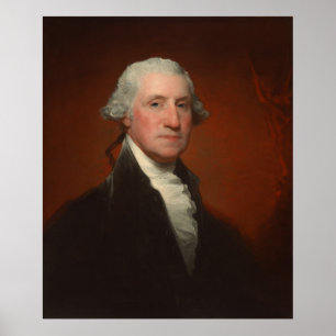 Poster Portrait de George Washington Gilbert Stuart