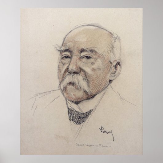 Poster Portrait de Georges Clemenceau (Devant)