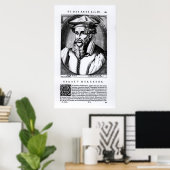 Poster Portrait de Gerard Mercator (Bureau à domicile)