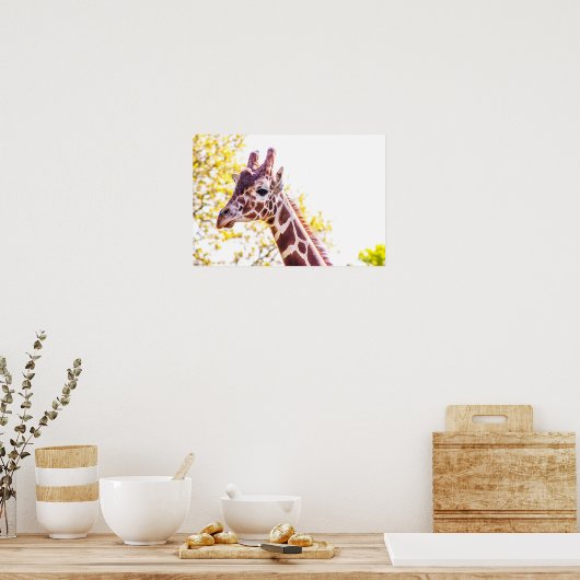 Poster Portrait de Giraffe (Cuisine)