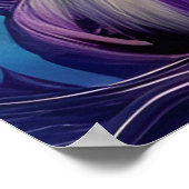 Poster Portrait de Giraffe coloré (Coin)