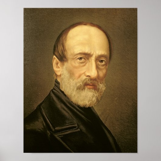 Poster Portrait de Giuseppe Mazzini (Devant)