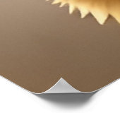 Poster Portrait de Golden Retriever  (Coin)