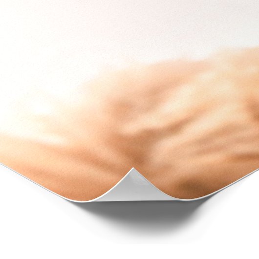 Poster Portrait de Goldendoodle Studio (Coin)