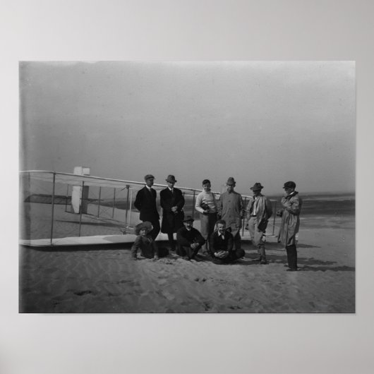 Poster Portrait de groupe devant le planeur à Kill (Devant)