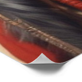 Poster Portrait de guerrier chef indien Geronimo (Coin)