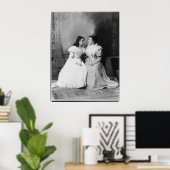 Poster Portrait de Helen Keller et Anne Sullivan (Bureau à domicile)