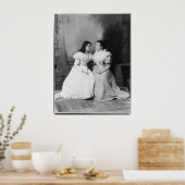 Poster Portrait de Helen Keller et Anne Sullivan (Cuisine)