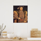 Poster Portrait de Henri VIII, 49 ans, 1540 (Cuisine)