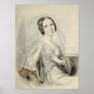 Poster Portrait de Henriette Gertrude Sontag