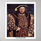 Poster Portrait De Henry Viii D'Angleterre (Devant)