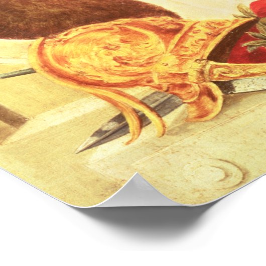 Poster Portrait de Hernan Cortes (Coin)