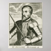 Poster Portrait de Hernando de Soto (Devant)