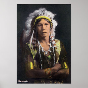 Poster Portrait de Hiawatha