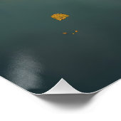 Poster Portrait de Highland Cow (Coin)