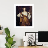 Poster Portrait de Hon. Mary Wharton (Bureau à domicile)