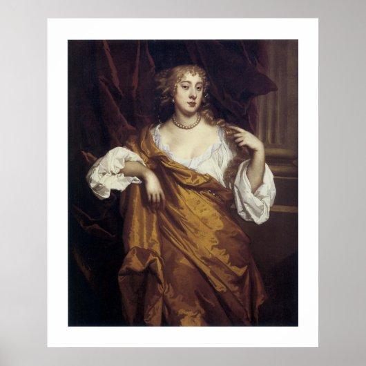 Poster Portrait de Hon. Mary Wharton (Devant)