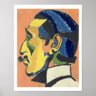 Poster Portrait de Horace Brodsky (1885-1969) (pastel on