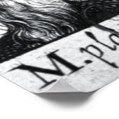 Poster Portrait de Horace portrait de Scipio (Coin)