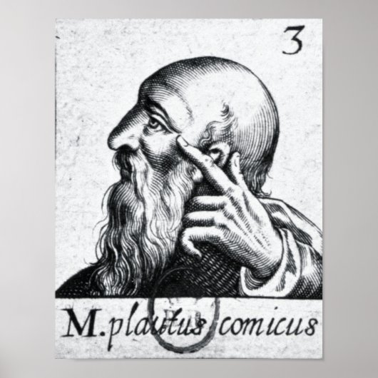 Poster Portrait de Horace portrait de Scipio (Devant)