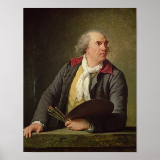 Poster Portrait de Hubert Robert 1788 (Devant)