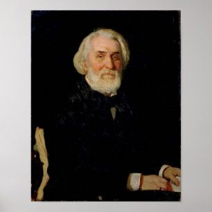 Poster Portrait de Ivan S. Turgenev, 1879