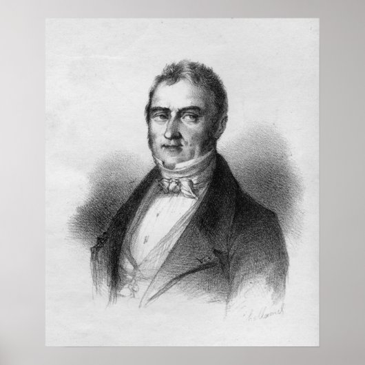 Poster Portrait de Jacques Laffitte (Devant)