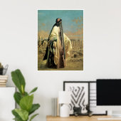 Poster Portrait de Jane Digby el Mezrab (Palmyre) 1859 (Bureau à domicile)