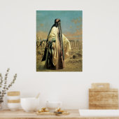 Poster Portrait de Jane Digby el Mezrab (Palmyre) 1859 (Cuisine)