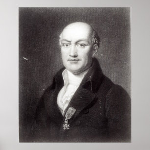 Poster Portrait de Jean Baptiste Joseph Delambre