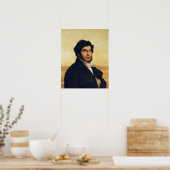Poster Portrait de Jean-François Champollion 1831 (Cuisine)
