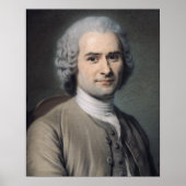 Poster Portrait de Jean Jacques Rousseau (Devant)