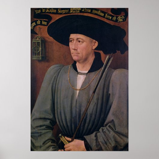 Poster Portrait de Jean Lefevre de Saint-Remy (Devant)