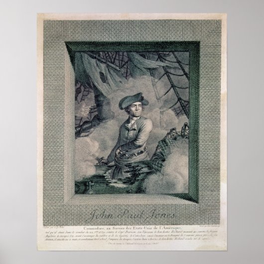 Poster Portrait de Jean-Paul Jones (Devant)