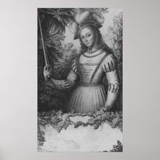 Poster Portrait de Jeanne d'Arc (Devant)