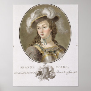 Poster Portrait de Jeanne d'Arc (1412-31), 1787 (couleur