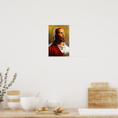 Poster Portrait de Jésus à couper le souffle (Cuisine)