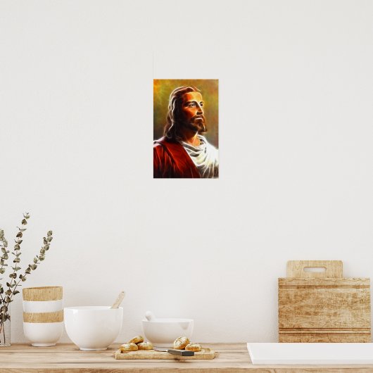 Poster Portrait de Jésus à couper le souffle (Cuisine)