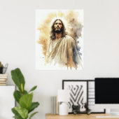 Poster Portrait de Jésus Christ (Bureau à domicile)