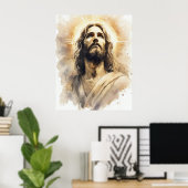 Poster Portrait de Jésus Christ (Bureau à domicile)