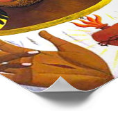 Poster Portrait de Jésus noir (Coin)