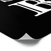 Poster Portrait de Johann Sebastian Bach (Coin)