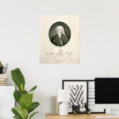 Poster Portrait de Johann Sebastian Bach (Bureau à domicile)