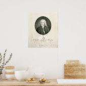 Poster Portrait de Johann Sebastian Bach (Cuisine)