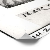 Poster Portrait de Johannes Gutenberg (Coin)