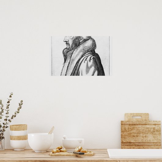 Poster Portrait de John Calvin âgé de 53 ans, 1564 (Cuisine)