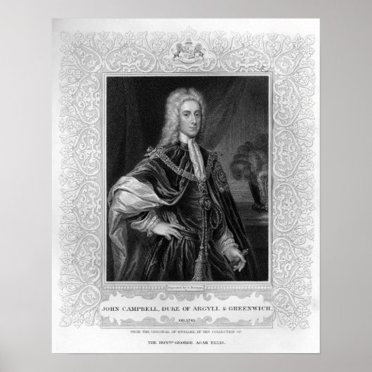 Poster Portrait de John Campbell (Devant)