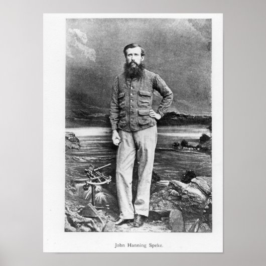 Poster Portrait de John Hanning Speke (Devant)