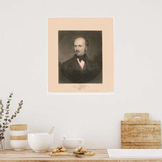 Poster Portrait de John Sutter (1679A) - Restauré (Cuisine)