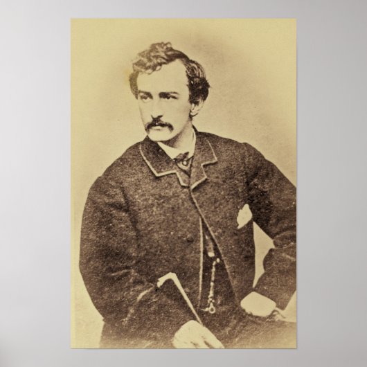 Poster Portrait de John Wilkes Booth | 1861-65 (Devant)
